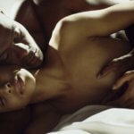 Black couple on bed hot and heavy