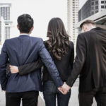 business people threesome infidelity